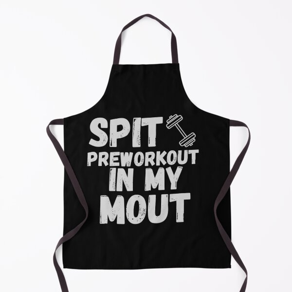 Item preview, Spit Preworkout In My Mouth Funny Workout Saying Gym Meme designed and sold by jounior ⭐⭐⭐⭐⭐.