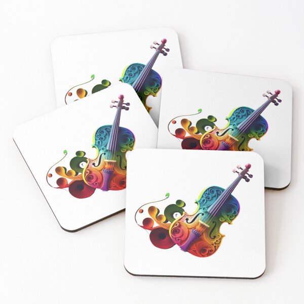 Item preview, Rainbow violin/viola designed and sold by Musicianst0re.