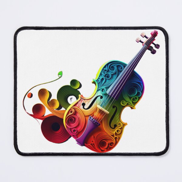 Item preview, Rainbow violin/viola designed and sold by Musicianst0re.