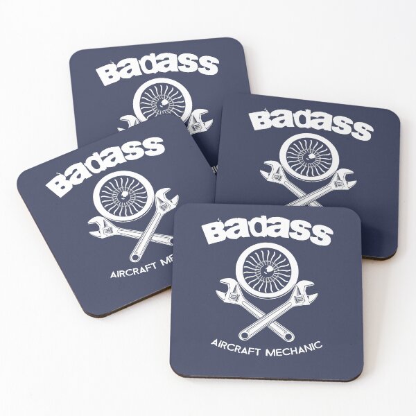 Item preview, Badass Aircraft Mechanic - Airplane Engineer Funny Quote designed and sold by Ikaroots.