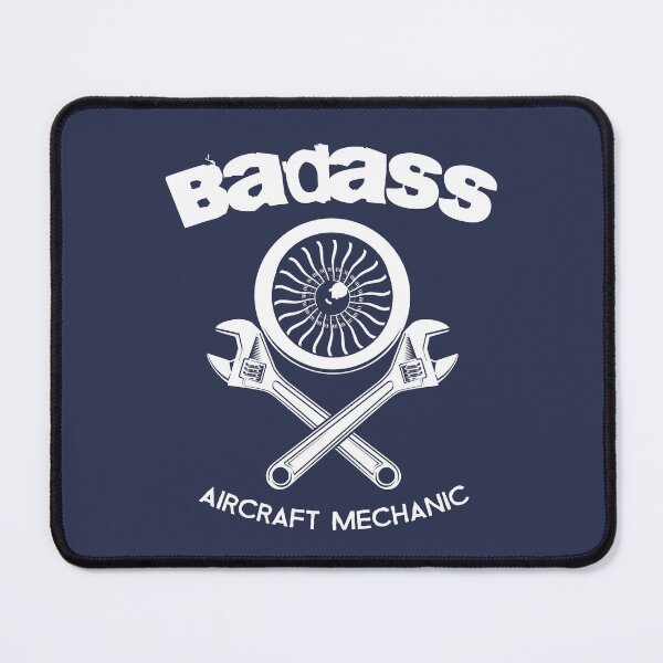 Item preview, Badass Aircraft Mechanic - Airplane Engineer Funny Quote designed and sold by Ikaroots.