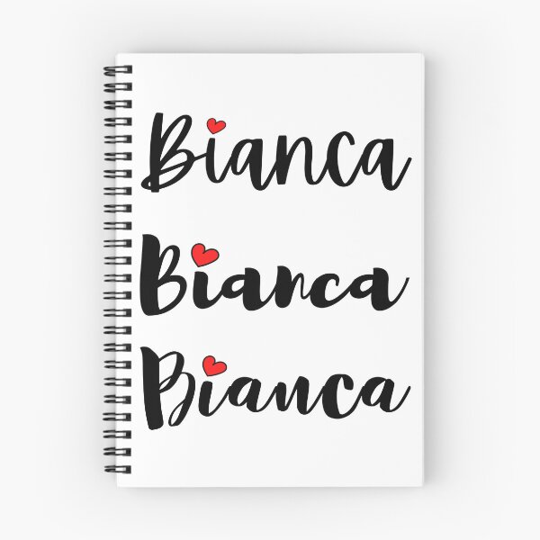 Item preview, Bianca Name Cute Mini Heart Triple Fonts designed and sold by 27th-Tee.