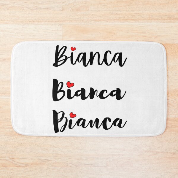 Item preview, Bianca Name Cute Mini Heart Triple Fonts designed and sold by 27th-Tee.