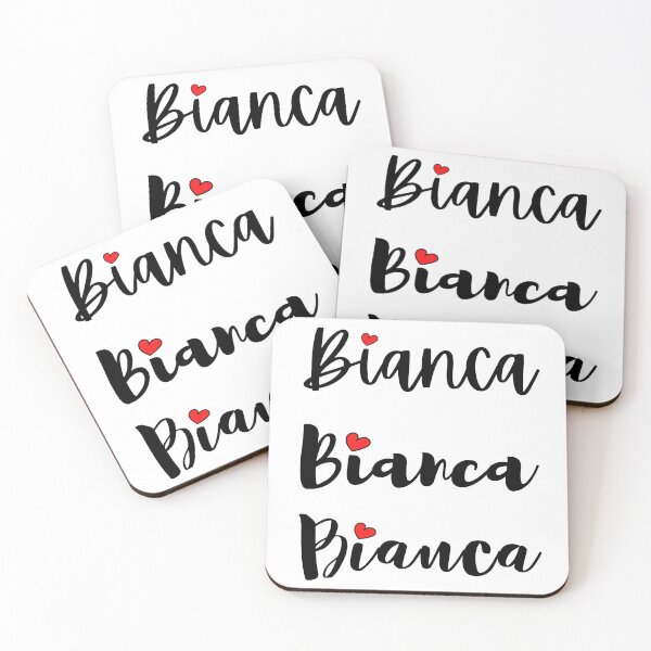 Item preview, Bianca Name Cute Mini Heart Triple Fonts designed and sold by 27th-Tee.