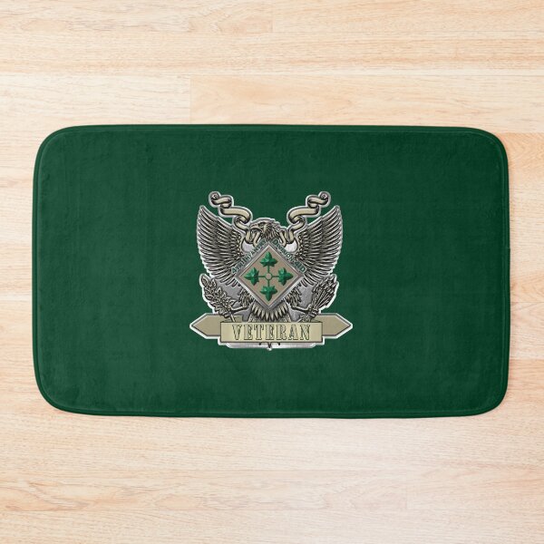 Item preview, 4th Infantry Division Veteran designed and sold by SoldierAlways.