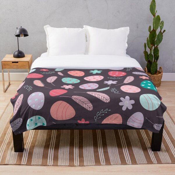 Item preview, cute easter eggs on a black background designed and sold by Dream Designs.