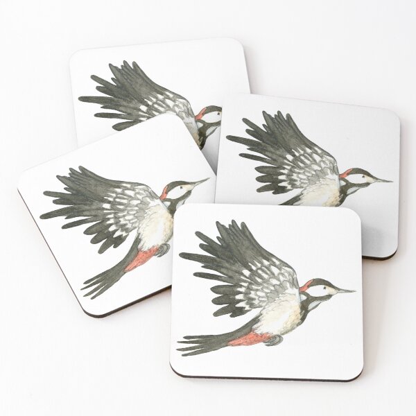 Item preview, great spotted woodpecker designed and sold by vmillustration.