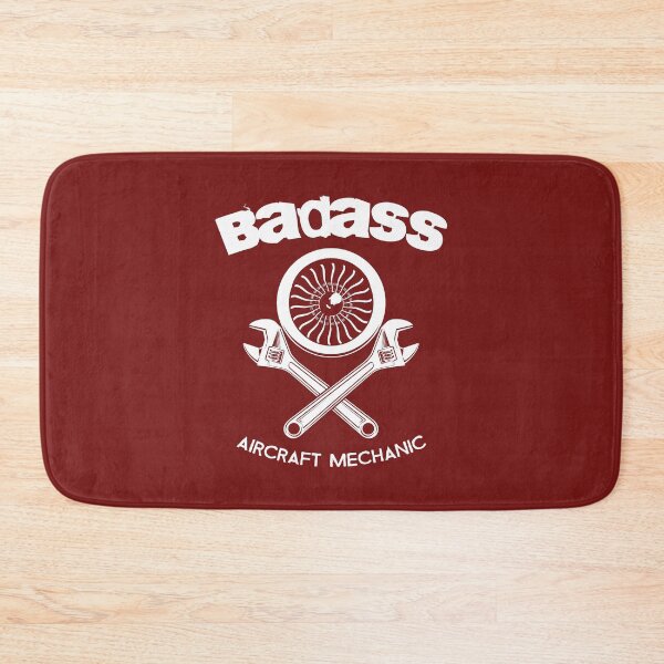 Item preview, Badass Aircraft Mechanic - Airplane Engineer Funny Quote - Aviation Maintenance designed and sold by Ikaroots.