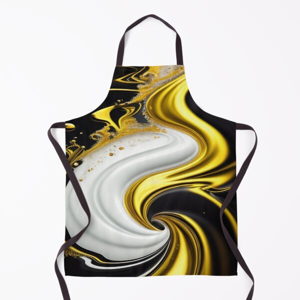 Item preview, Abstract Black, White, Gold designed and sold by Athena Milonas.