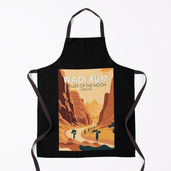 Item preview, Wadi Rum Jordan Travel Art Vintage designed and sold by KrisSidDesigns.