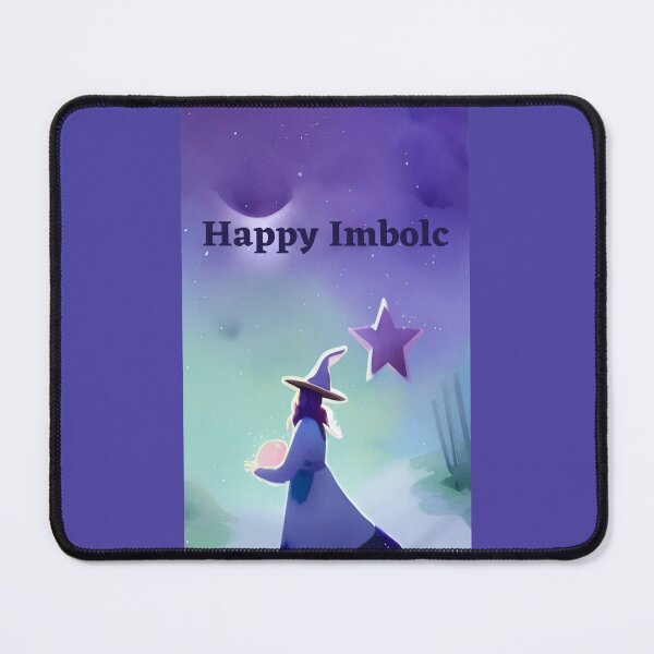 Item preview, Happy Imbolc little witch with a star designed and sold by rockate.