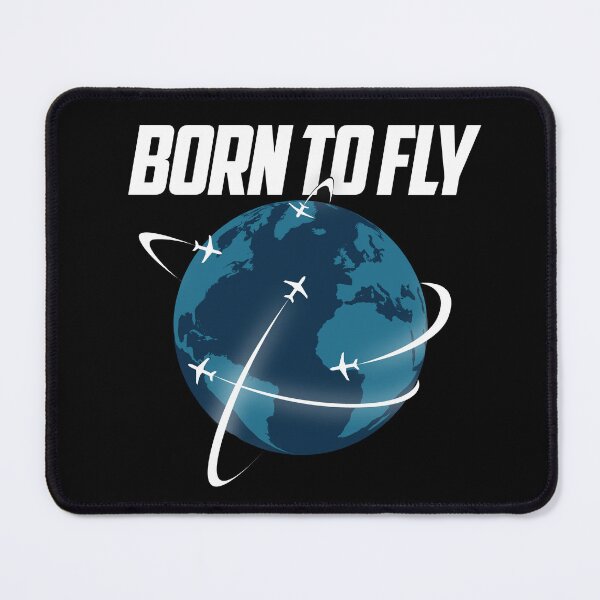 Item preview, Born To Fly - Airplane Lover - Aviation and Aircraft Enthusiast designed and sold by Ikaroots.