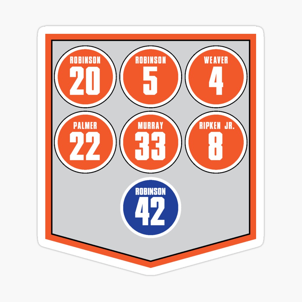 Retired Numbers - Houston Sticker for Sale by pkfortyseven