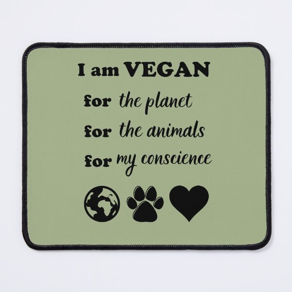 Item preview, I am VEGAN because designed and sold by quinnhopp.