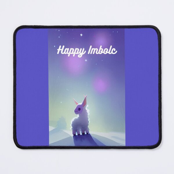 Item preview, Cute lamb in a field Happy Imbolc designed and sold by rockate.