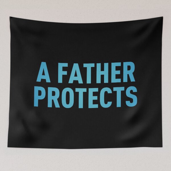 Item preview, A Father Protects (Original - Black BG) designed and sold by FilipeFerreira.