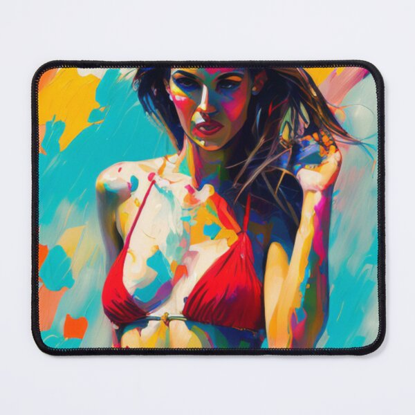 Item preview, Radiant Beauty - Vibrant Portrait - A Touch of Color designed and sold by WBP Mart.