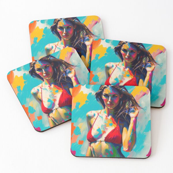 Item preview, Radiant Beauty - Vibrant Portrait - A Touch of Color designed and sold by WBP Mart.