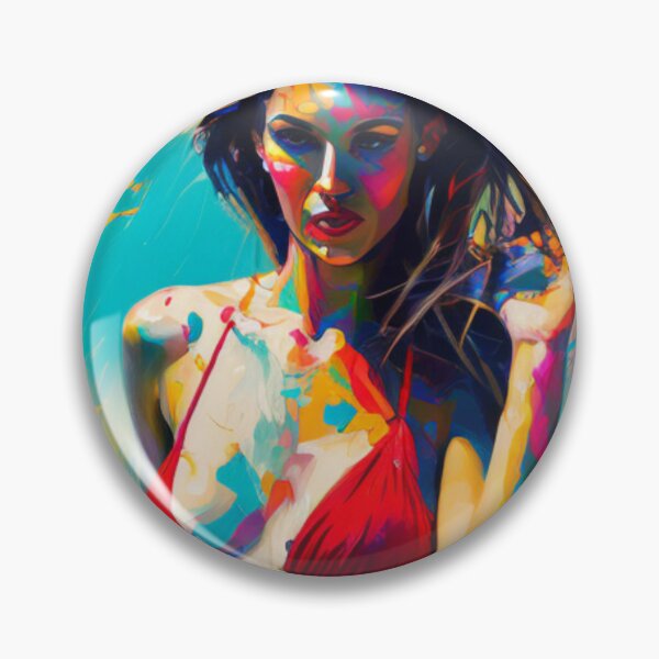 Item preview, Radiant Beauty - Vibrant Portrait - A Touch of Color designed and sold by WBP Mart.