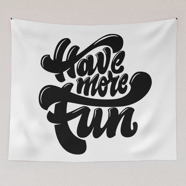 Item preview, Have More Fun lettering designed and sold by Mira Iossifova.