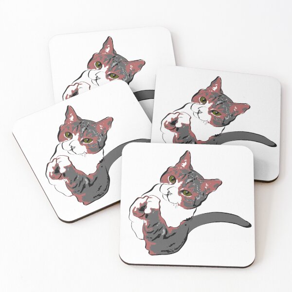 Item preview, Praying Kitty - Stencil  designed and sold by Littleviews.