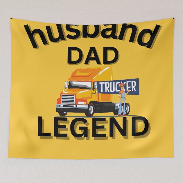 Artikelvorschau, Ehemann Papa Trucker-Legende entworfen und verkauft von mottyshop.