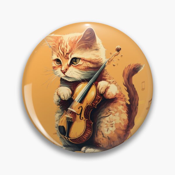 Artikelvorschau, Geiger Kat entworfen und verkauft von Musicianst0re.