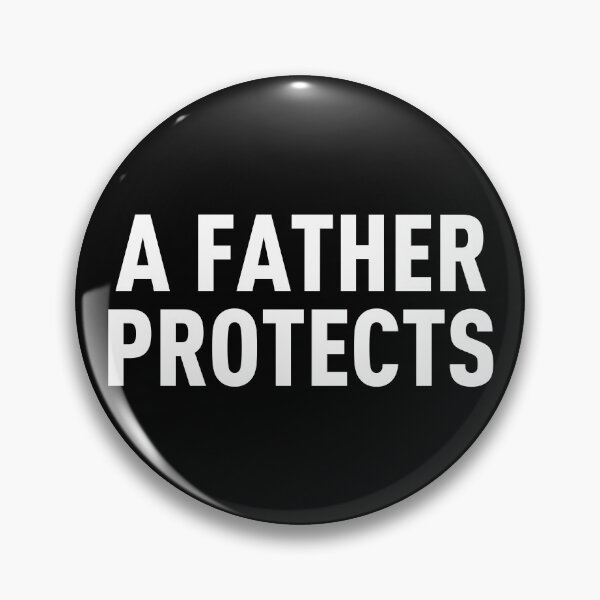 Item preview, A Father Protects (Black BG) designed and sold by FilipeFerreira.
