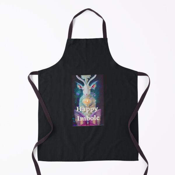 Item preview, Happy Imbolc magic lamb with a candle designed and sold by rockate.