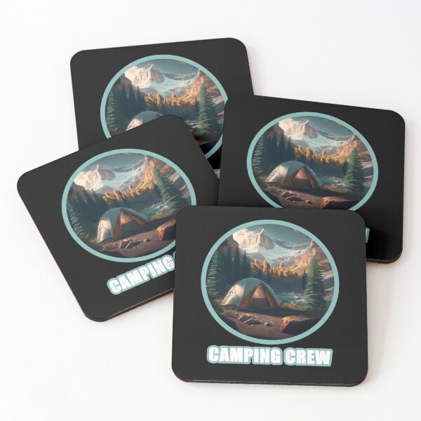 Item preview, Camping Crew Outdoor Sunset Summer Camp designed and sold by smartrocket.