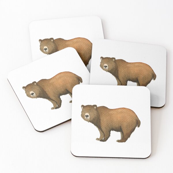 Item preview, brown bear designed and sold by vmillustration.