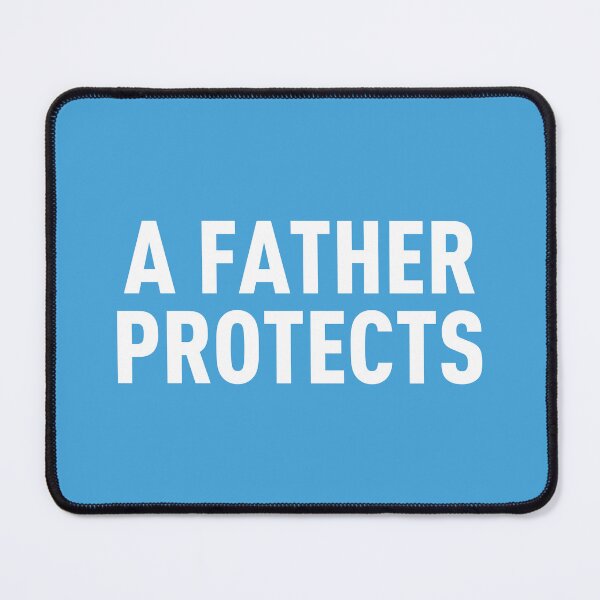 Item preview, A Father Protects (Blue BG) designed and sold by FilipeFerreira.