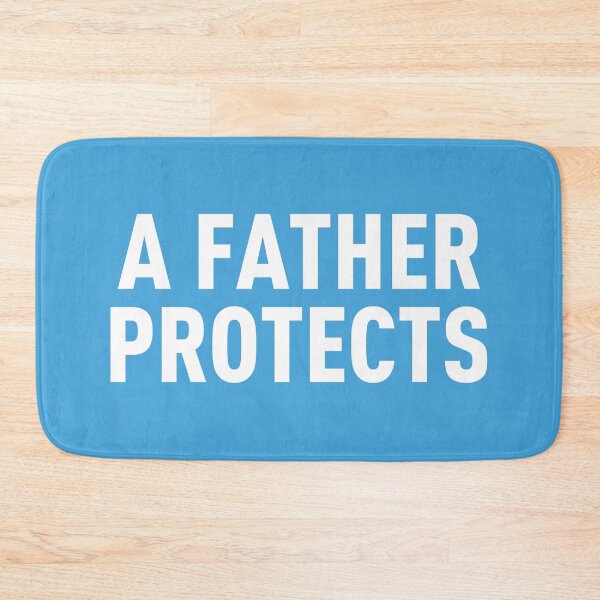 Item preview, A Father Protects (Blue BG) designed and sold by FilipeFerreira.