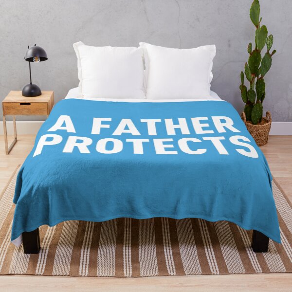 Item preview, A Father Protects (Blue BG) designed and sold by FilipeFerreira.