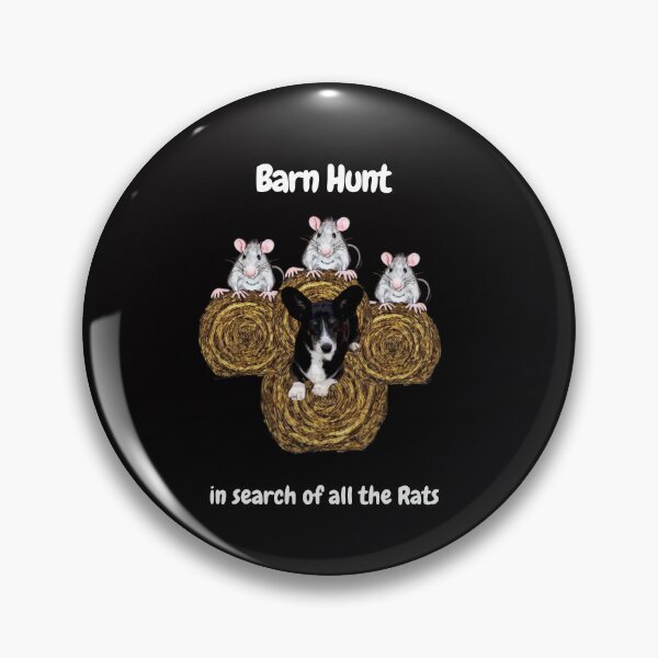 Item preview, Copy of Funny Barn Hunt - in search of all the rats with a cute black and white Corgi designed and sold by Just4doglovers.