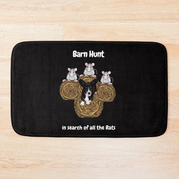Item preview, Copy of Funny Barn Hunt - in search of all the rats with a cute black and white Corgi designed and sold by Just4doglovers.