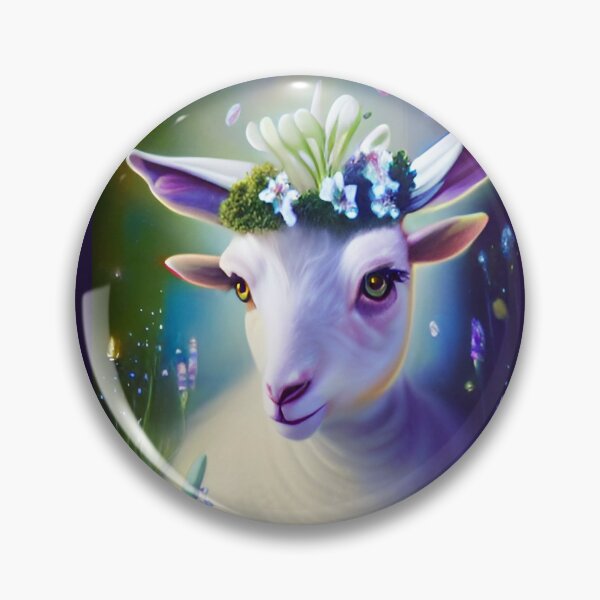 Item preview, Happy Imbolc magic lamb with a candle designed and sold by rockate.