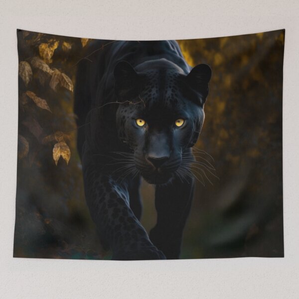 Item preview, Black Leopard Prowling designed and sold by Dawn van Doorn.