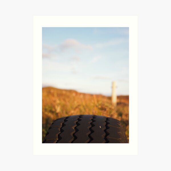 Tyre Art Print