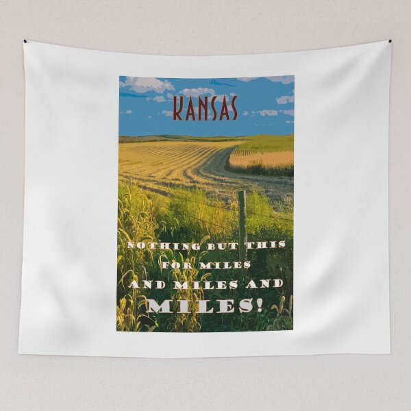 Item preview, Kansas Funny Travel Poster designed and sold by loggeron30.