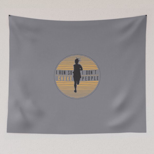 Item preview, Run So I Dont Choke People Ladies Shirt For Runner Gift designed and sold by Creekman Designs.