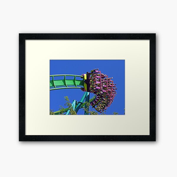 Man I Hope I Am Strapped In! Framed Art Print