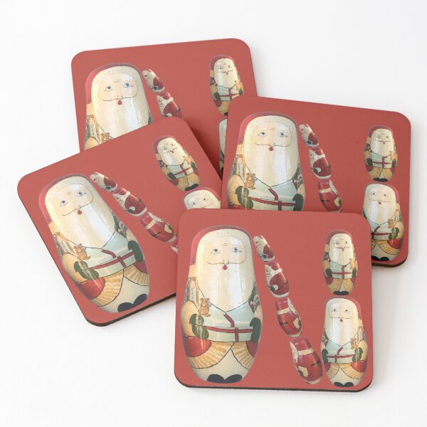 Artikelvorschau, Nesting Dolls of Santa - Vintage Weihnachtsschmuck entworfen und verkauft von EveryDayDabble.
