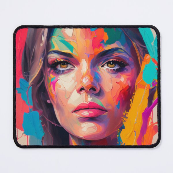 Item preview, Vibrant Portrait - Colorful Complexion - Oil Painting Masterpiece designed and sold by WBP Mart.