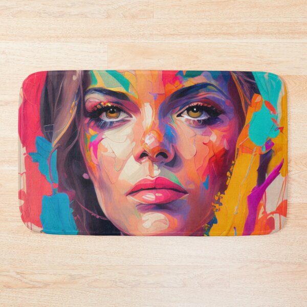 Item preview, Vibrant Portrait - Colorful Complexion - Oil Painting Masterpiece designed and sold by WBP Mart.