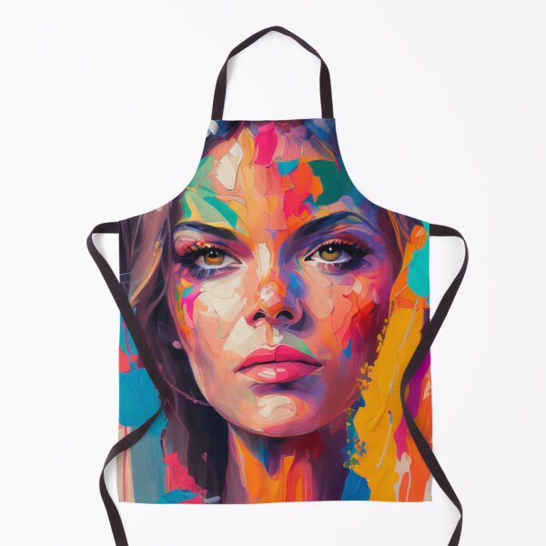 Item preview, Vibrant Portrait - Colorful Complexion - Oil Painting Masterpiece designed and sold by WBP Mart.