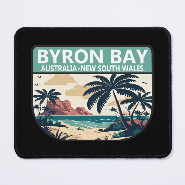 Item preview, Byron Bay Australia Retro Emblem designed and sold by KrisSidDesigns.