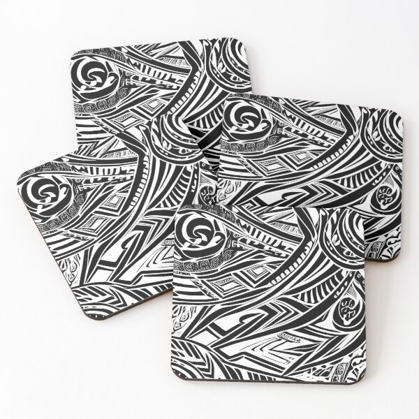 Item preview, Black And White Tribal Pattern designed and sold by HavenDesign.