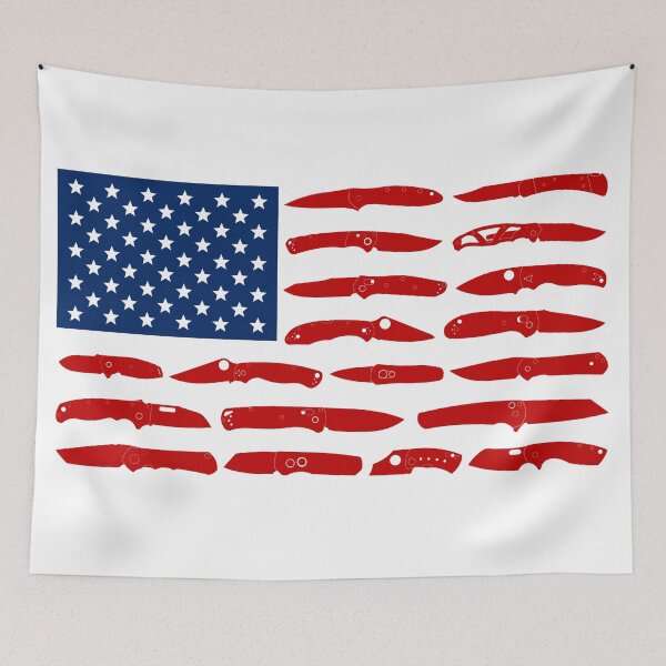 Item preview, Made In America Flag of Knives designed and sold by wideopenair.