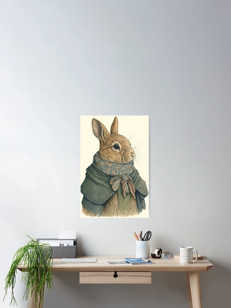 Thumbnail 2 of 3, Poster, Wayfaring Rabbit designed and sold by Marc Orphanos.
